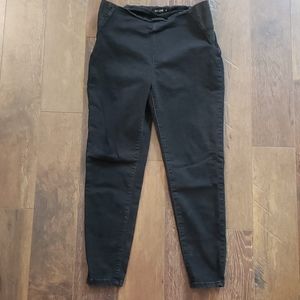 High Waisted Stretchy Jeans with Stretch Waist